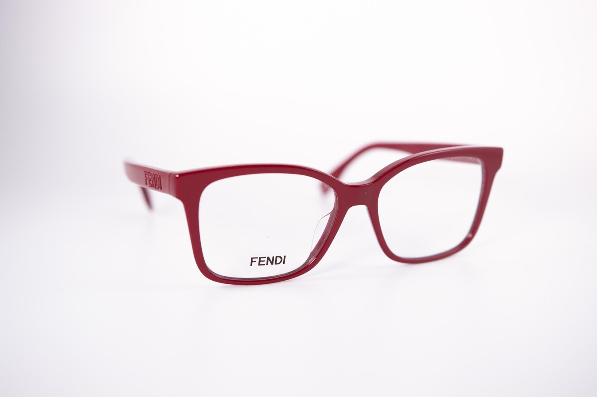 Damenbrille Fendi Rot Acetat Kunststoffbrille modische Brille