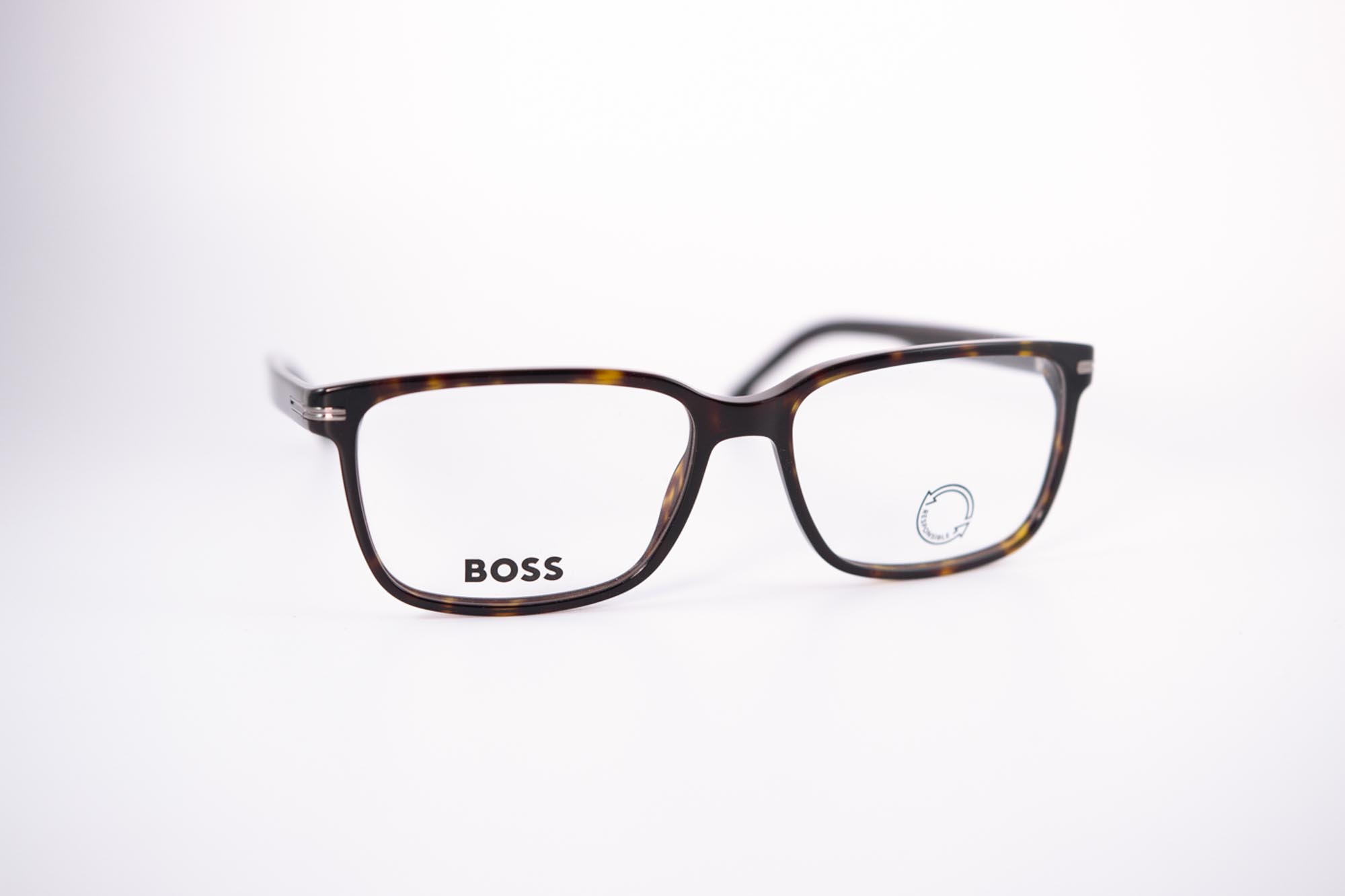 Herrenbrille Damenbrille Unisex BOSS Acetet Kunststoff Braun Havanna