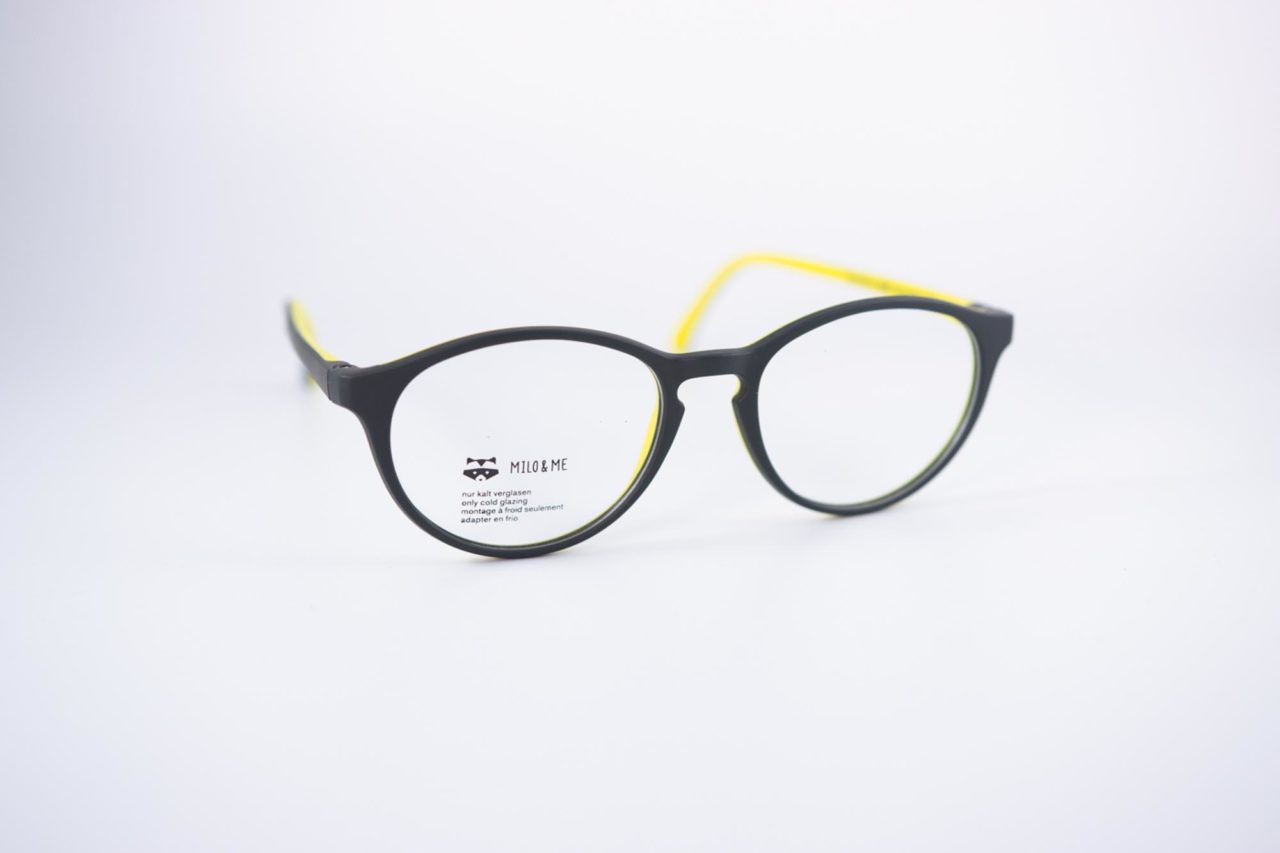 Kinderbrille Milo&Me Schwarz/Gelb Kunststoffbrille