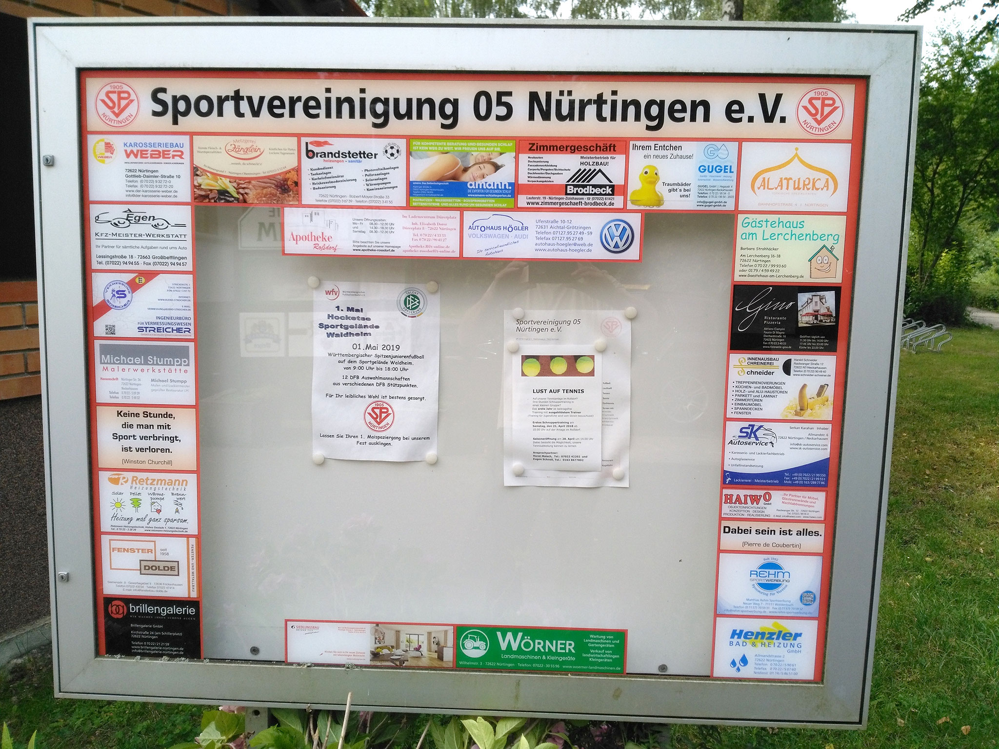 Sponsoring Unterstützung Sportvereinigung 05 Nürtingen e.V. SPV