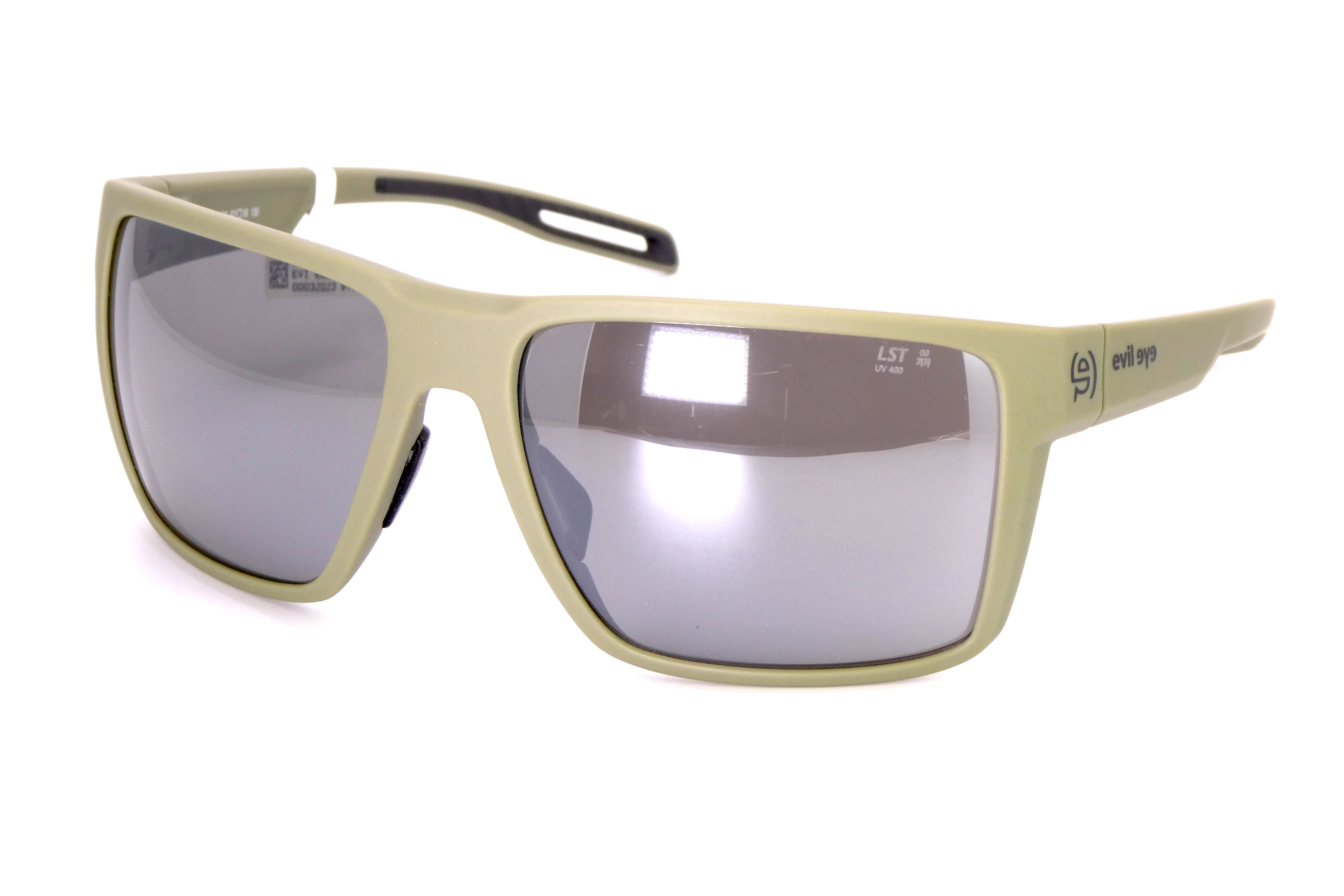 EvilEye Sportsonnenbrille Sonnenbrille LST Filter UV400 leichtes Oliv Grün Verglasbar