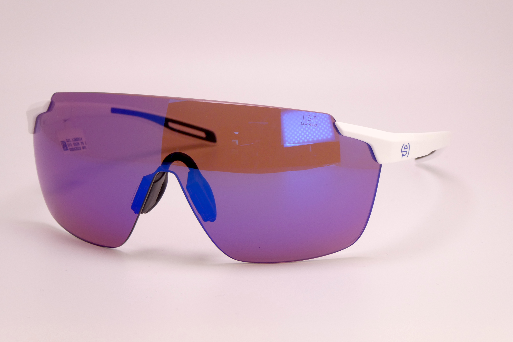 EvilEye Sportsonnenbrille Sonnenbrille LST Filter UV400 Weis Monoscheibe Clipverglasung